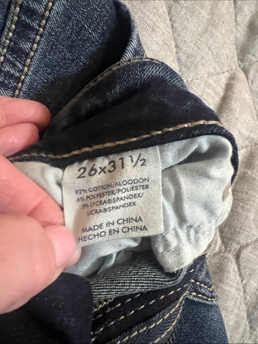 BKE Flared Jeans in Dark Blue Fade - Picture 5 of 8
